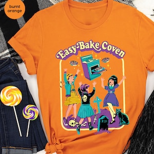 Retro Halloween Shirt: Easy Bake Coven 90s Style