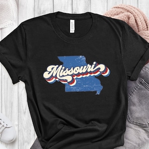 Vintage Missouri Shirt, Retro Missouri T Shirt, Missouri Pride, College Student Gifts, State Shirts, Missouri State T-Shirt
