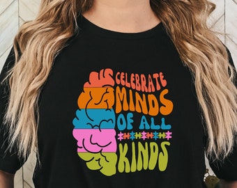 Autism Shirt, ABA Therapist Shirt, Autism Awareness Shirt, Neurodivergent Shirt, ADHD Shirt, Inclusion Shirt, Mental Health