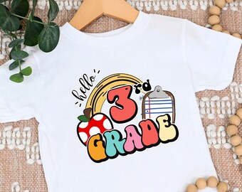 Hello Third Grade Shirt, Third Grade Teacher Shirt, Teacher Gift, Gift for Teachers, 3rd Grade, Third Grade Teacher, Back to School Shirt