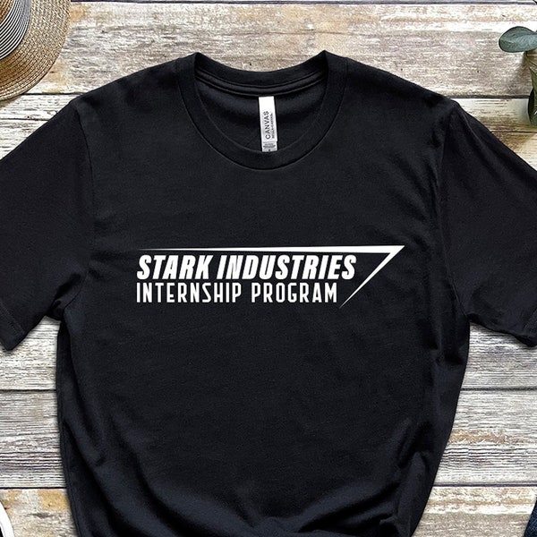 Stark Industries Internship Program Shirt, Tony T-Shirt, Marvel Avengers Tshirt, Iron Man Tee, Superhero Clothing, Christmas Gift