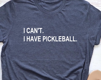 Pickleball Player Shirt: Funny Peace Love Design - Unisex and Women's Tee
