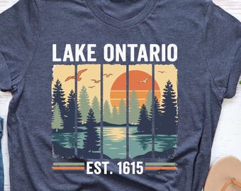 Lake Ontario Great Lakes Shirt Vintage Quiet Activism Tee Canada Tee Gulf of Mexico Subtle Anti Trump Shirt Travel Shirt