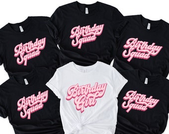 Birthday Squad Shirts, Matching Group Tees (Unisex and Women’s Sizes)