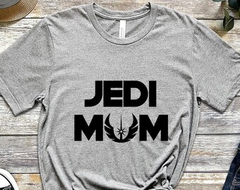 Jedi Mom Shirt,Star Wars shirt, Mother's Day Gift, Jedi Master Shirt, Jedi Master Mom, Star Wars Glitter Shirt Mother Birthday, Gift for Mom