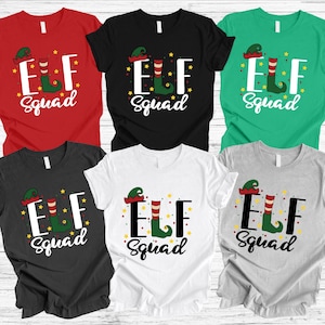 Christmas Elf Squad Shirt Custom Elf Shirt Christmas Family Matching Funny Christmas Shirt, Christmas Elf Shirts, Christmas Family Matching
