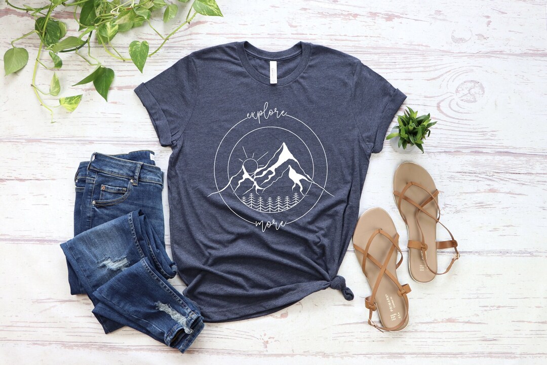 Explore More T-shirt: Outdoor Adventure and Travel (soft Cotton