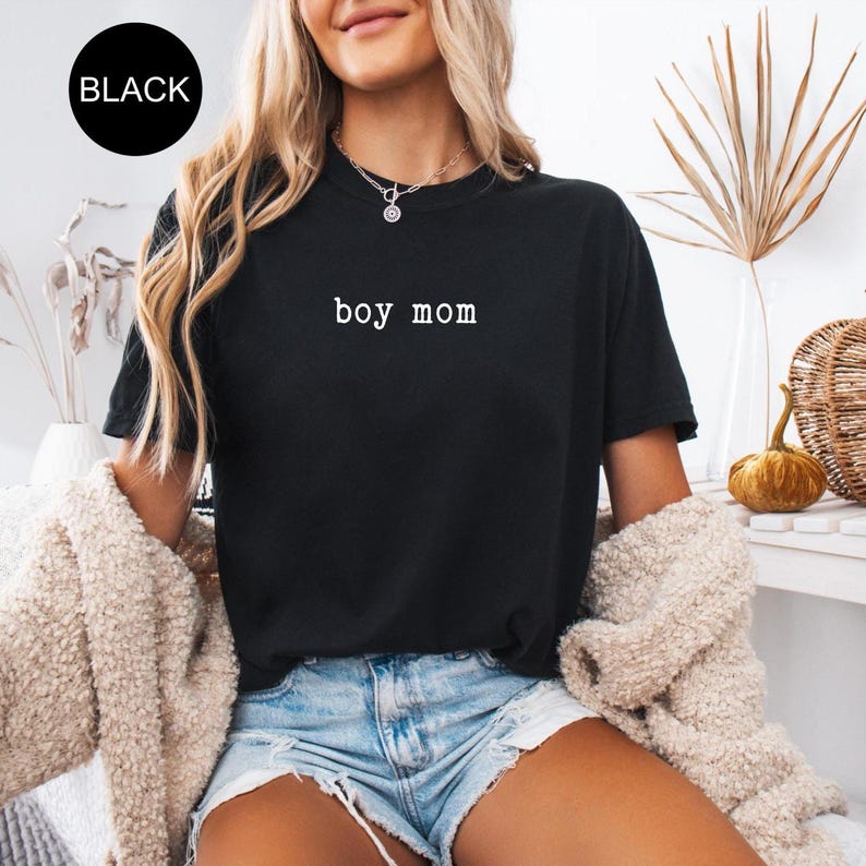 Comfort Colors® Boy Mom Shirt, Cool Moms Club Shirt, Mother's Day Gift, Best Mom Shirt, Boy Mom Gift, Gift for Boy Mom, New Mom Shirt