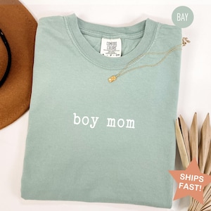 Comfort Colors® Boy Mom Shirt, Cool Moms Club Shirt, Mother's Day Gift, Best Mom Shirt, Boy Mom Gift, Gift for Boy Mom, New Mom Shirt