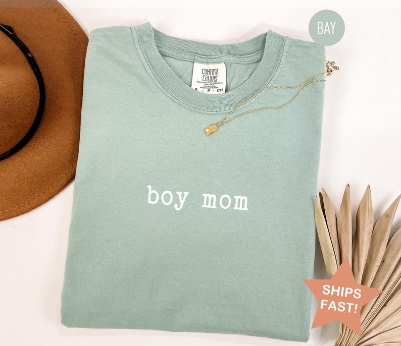 Comfort Colors® Boy Mom Shirt, Cool Moms Club Shirt, Mother's Day Gift, Best Mom Shirt, Boy Mom Gift, Gift for Boy Mom, New Mom Shirt