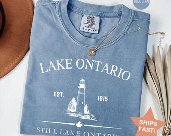 Lake Ontario Still Lake Ontario Shirt, Comfort Colors® Great Ontario Shirt, Canadian Lake Lover Gift, Lake of America, Political Shirt