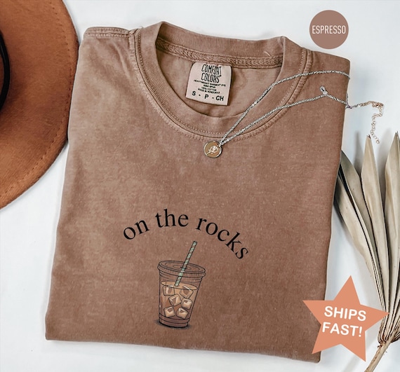 Comfort Colors® Coffee Shirt, Iced Coffee Lover Gift, Funny Coffee Gift for her, Coffee TShirt Coffee T-Shirt Trendy Coffee Lover Shirt