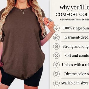 Comfort Colors® Tank Top Blank, 9360 Garment Dyed Heavyweight Cotton Tank Top, Unisex Fit Soft Vintage Look, Cute Bridal Tanks image 13