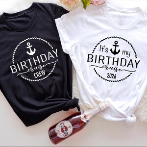 Birthday Cruise Shirt: Party Cruise Crew Tee (Unisex and Women's sizes) image 2