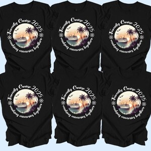 Vintage Family Cruise Shirts: Matching Group Vacation Tees