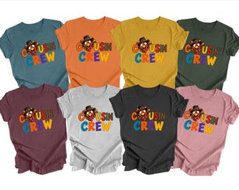 Cousin Crew Thanksgiving Shirts, Peronalized Cousin Crew Thanksgiving Tee, Thanksgiving tShirt, Thanksgiving Matching Shirt Gift