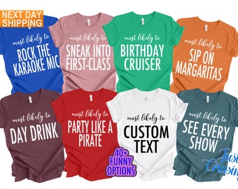 Funny Family Cruise Shirts - Matching Group Vacation Tees