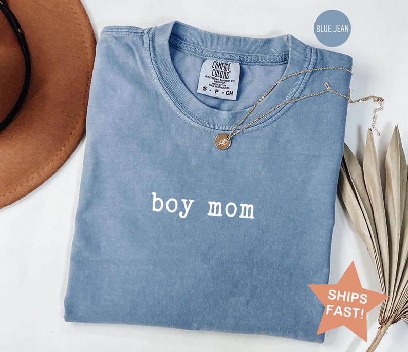 Comfort Colors® Boy Mom Shirt, Cool Moms Club Shirt, Mother's Day Gift, Best Mom Shirt, Boy Mom Gift, Gift for Boy Mom, New Mom Shirt