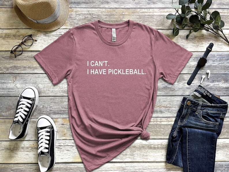 Pickleball Shirt, Peace Love, Funny Pickleball T-Shirt, Pickleball Player Gift, Pickleball Coach, I can't I have pickleball, Queen image 4