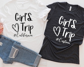 Girls Trip T-Shirts: Adventure and Camping - Unisex Fit