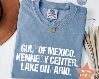 Lake Ontario FDT, Kennedy Center Shirt, Comfort Colors® Anti-Trump Pro-Democracy Tee