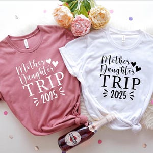 Matching Mother Daughter Trip Shirts: 2025 Summer Vacation Tees
