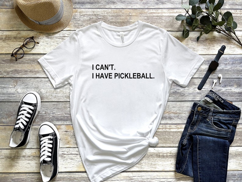 Pickleball Shirt, Peace Love, Funny Pickleball T-Shirt, Pickleball Player Gift, Pickleball Coach, I can't I have pickleball, Queen image 5