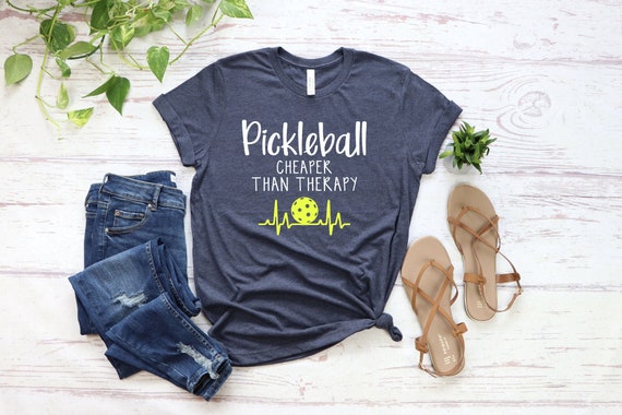 Pickleball Shirt Peace Love, Funny Player Tee (Unisex and Women's Sizes)