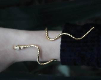 Snake Arm Cuff bracelet, Snake Palm Cuff Bracelet, Adjustable Bracelet, Serpent Bangle, Boho Bracelet, Adjustable Bracelet,Mother Day Gifts