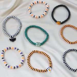Halloween Bracelet, Halloween Heishi BraceletMother Day Gifts
