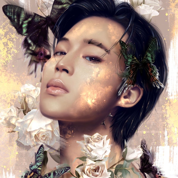 Jimin face print