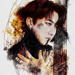 Stray kids prints of original artwork by KpopTheChampagne
