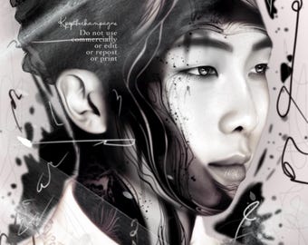 Kim Namjoon rpwp print