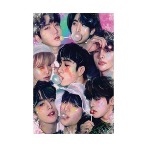 candylandy stray kids poster, stray kids gift