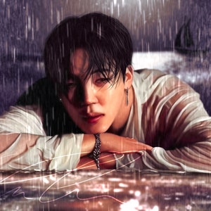Jimin rain print