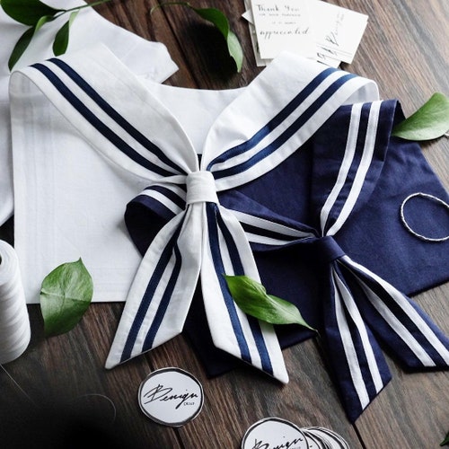 Black/navy Sailor Collar Fuku / Seifuku 制服 Japanese School Etsy