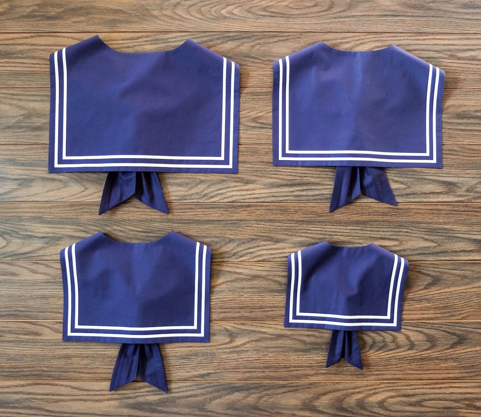 Sailor Collar Sewing Pattern With Pictures. 4 Sizes Included Etsy