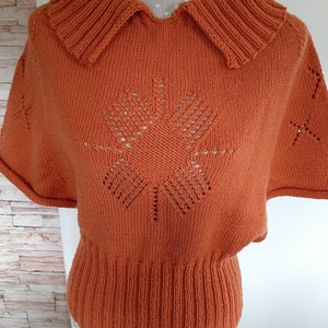 Hand-knitted sweater