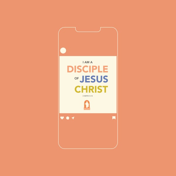 2024 LDS Youth Theme Social Media Kit | I Am a Disciple of Jesus Christ | 3 Nephi 5:13 | YW Social Media | YM Social Media | 2024 Theme