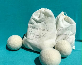 Scented Wool Dryer Balls - Natural Laundry Softener - Set of 3