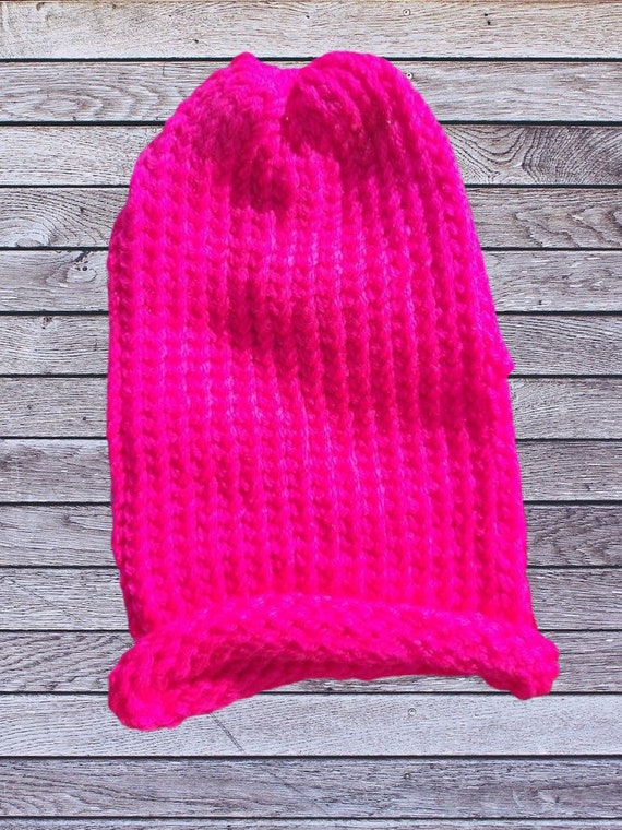 Hot Pink Toboggan | Etsy