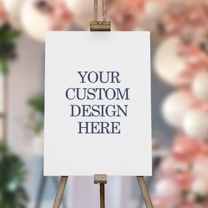 A1, A2 or A3 Custom Birthday Sign- Digital or Printed Copy