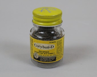 Coryban-d cold capsule bottle