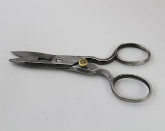 Vintage Boker USA Buttonhole Scissors Probably Post War 1950's