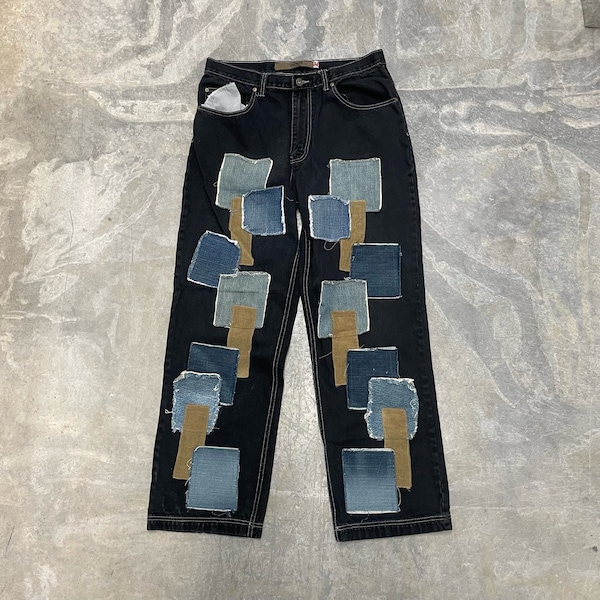 Abstract Jeans - Etsy