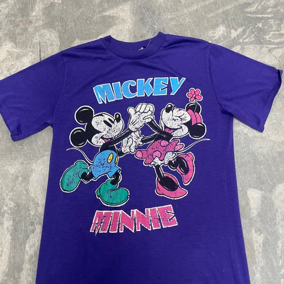 Vintage 90s Disney World Mickey & Minnie Mouse Ca… - image 2