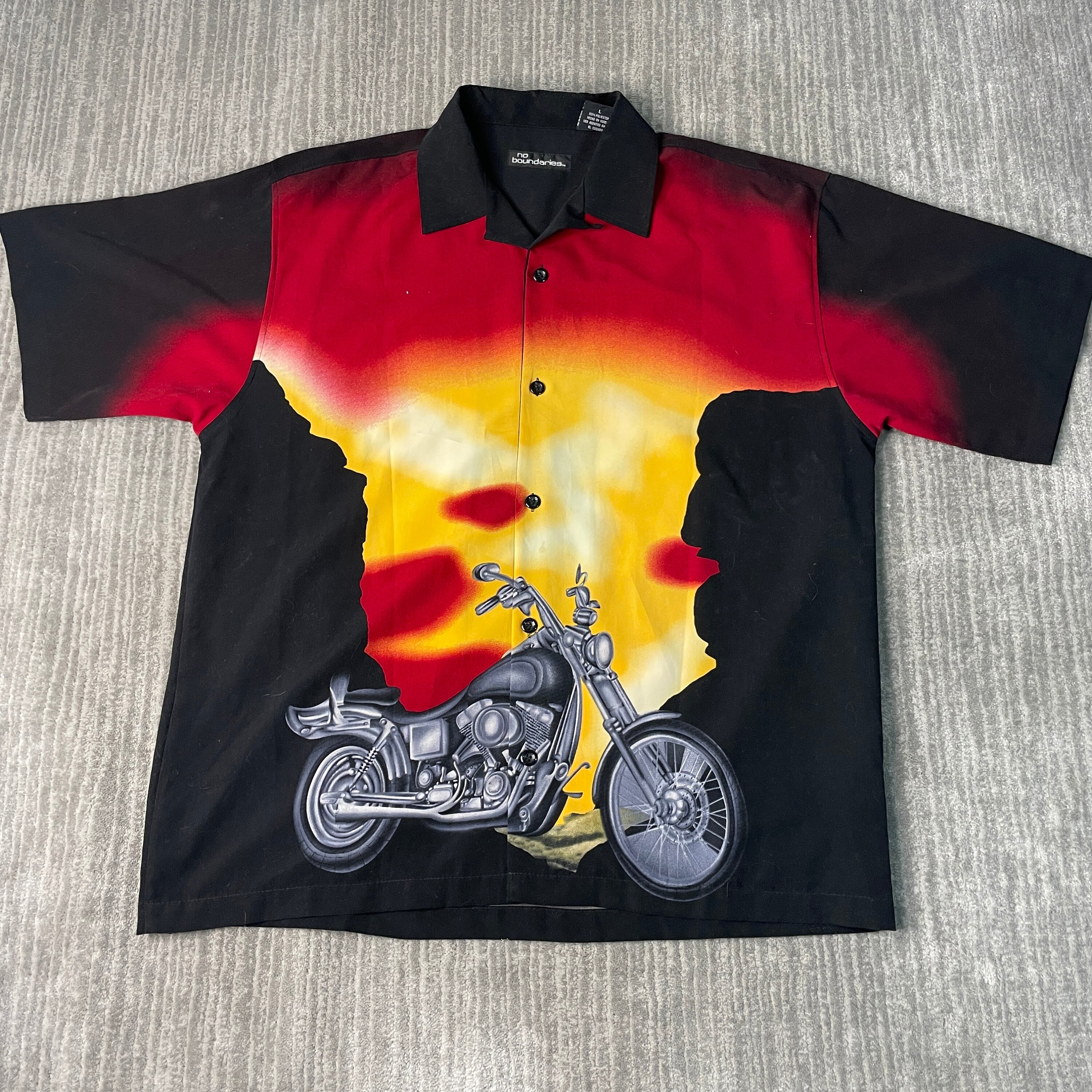Graphic Button Up Etsy