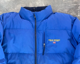 Size Extra Large/ Vintage 2000s Polo Sport Puffer jacket*C7