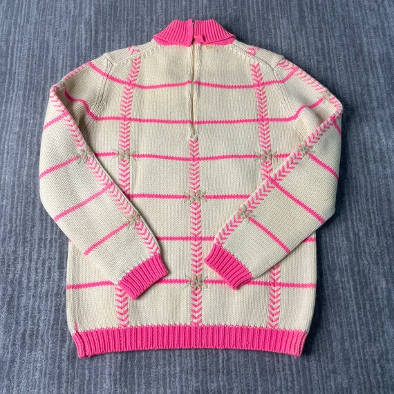 Vintage 80s Joyce Sportswear Striped Pattern Wool… - image 4