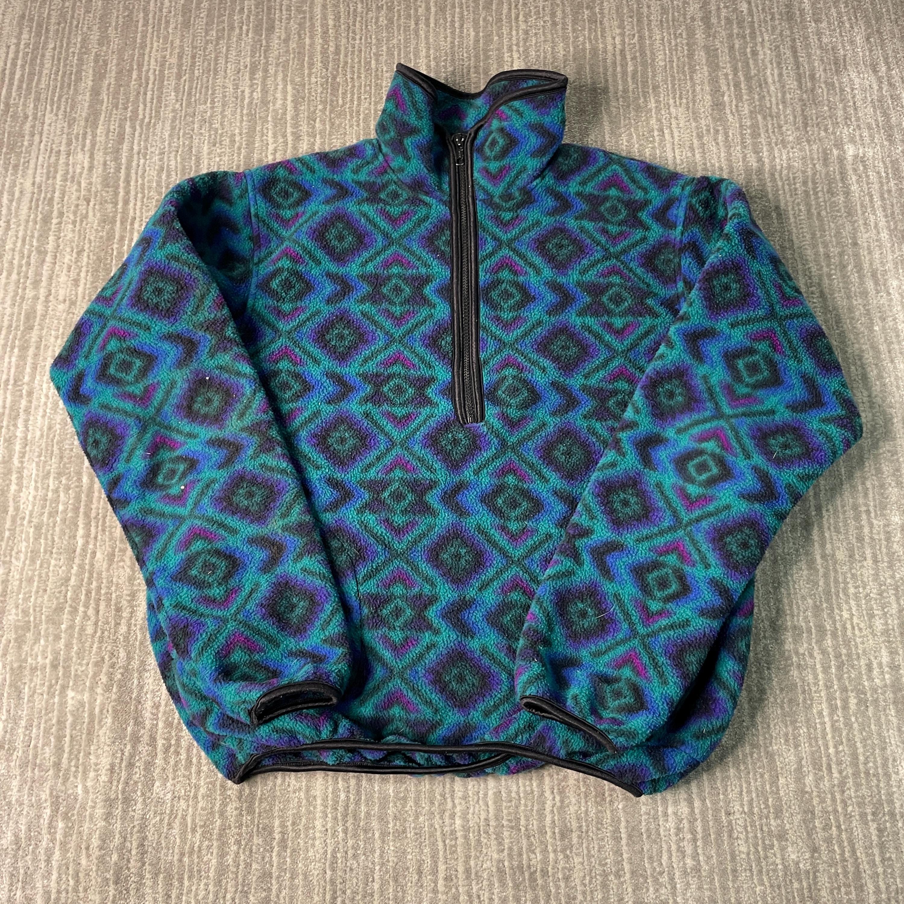 Vintage Half Zip Sweater - Etsy